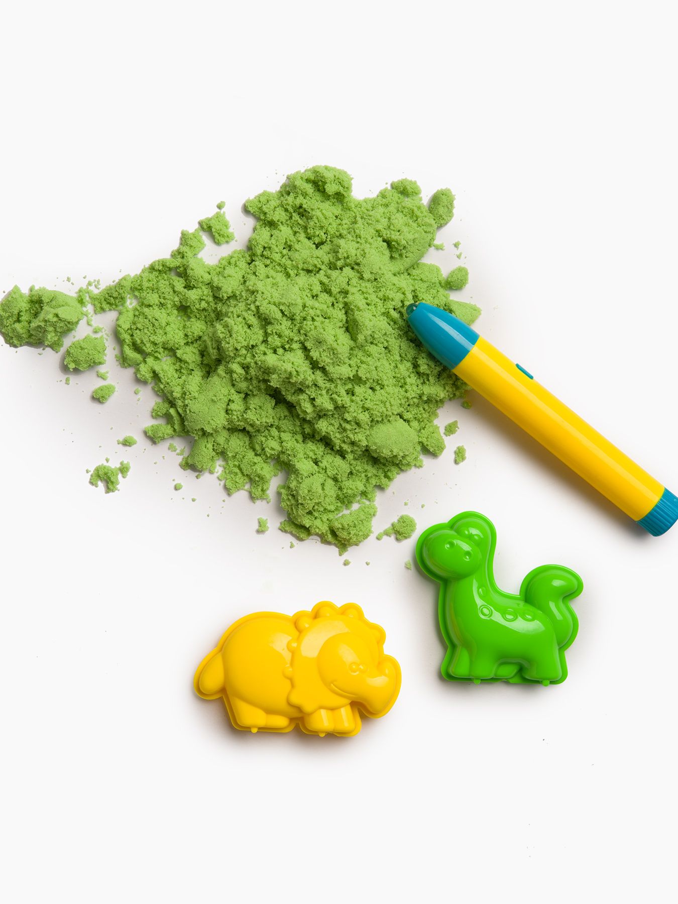 Кинетический песок, зелёный, 90г. Happy Baby