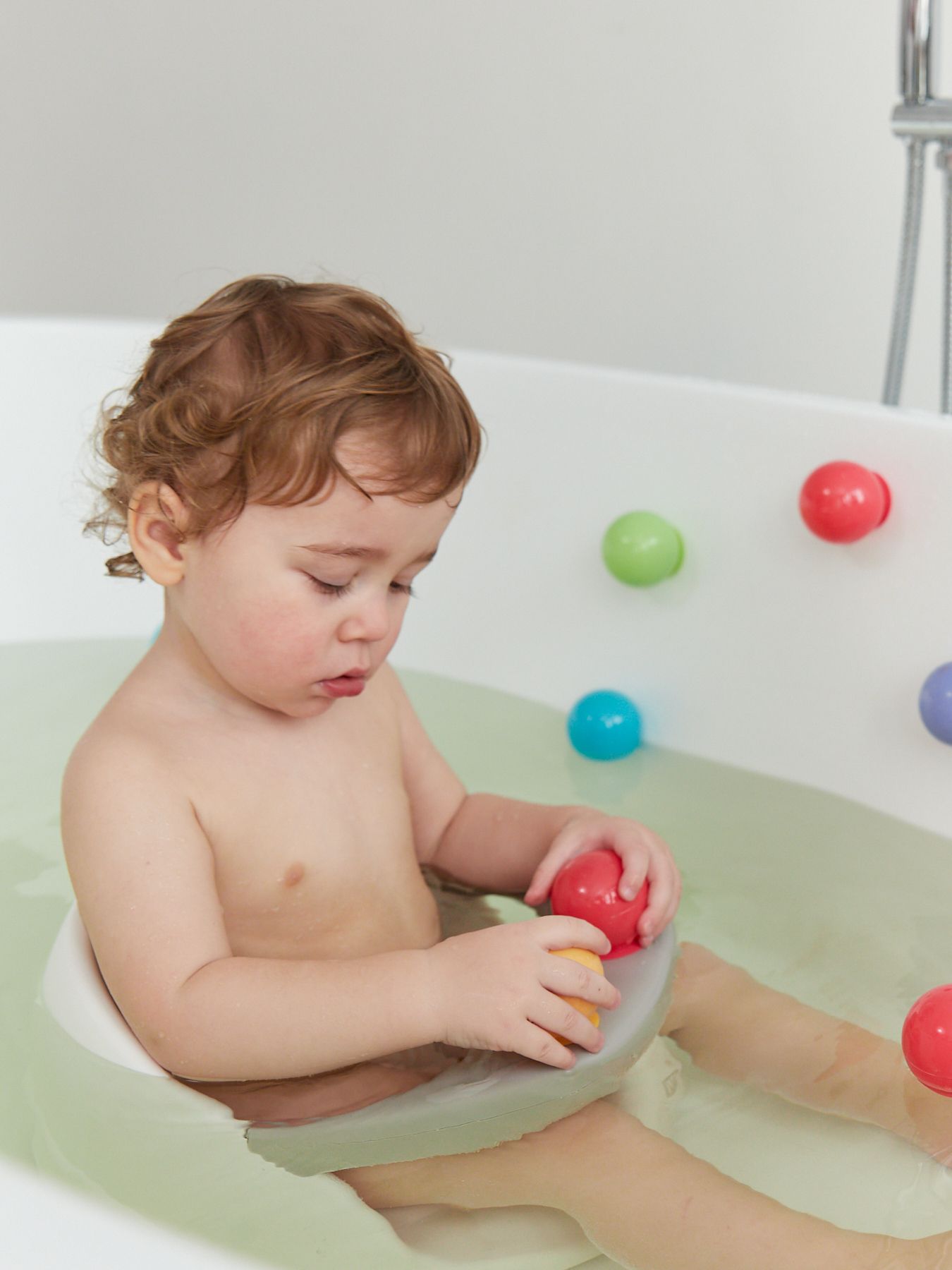 Набор ПВХ-игрушек для ванной IQ-BUBBLES Happy Baby