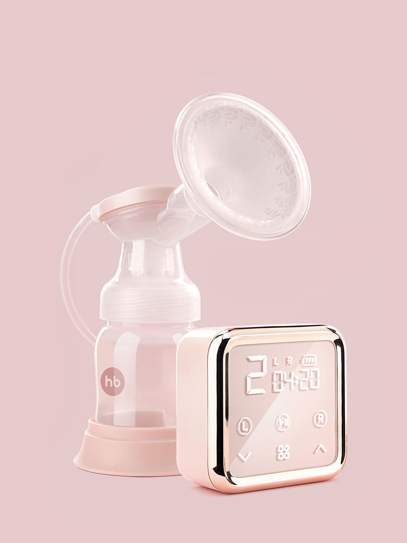 Молокоотсос с электрическим приводом и функцией аспиратора Happy Baby