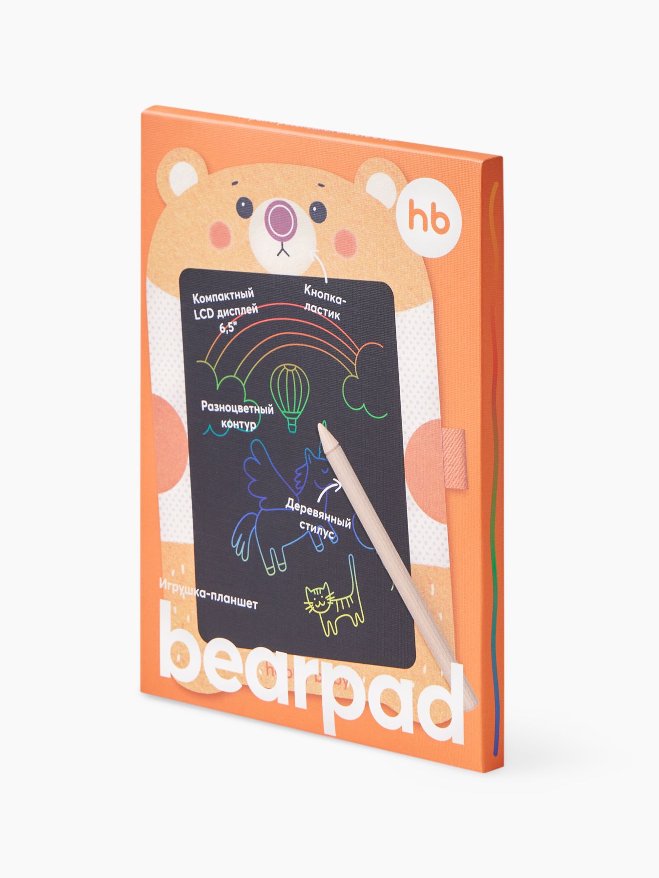 Игрушка-планшет для рисования BEARPAD Happy Baby
