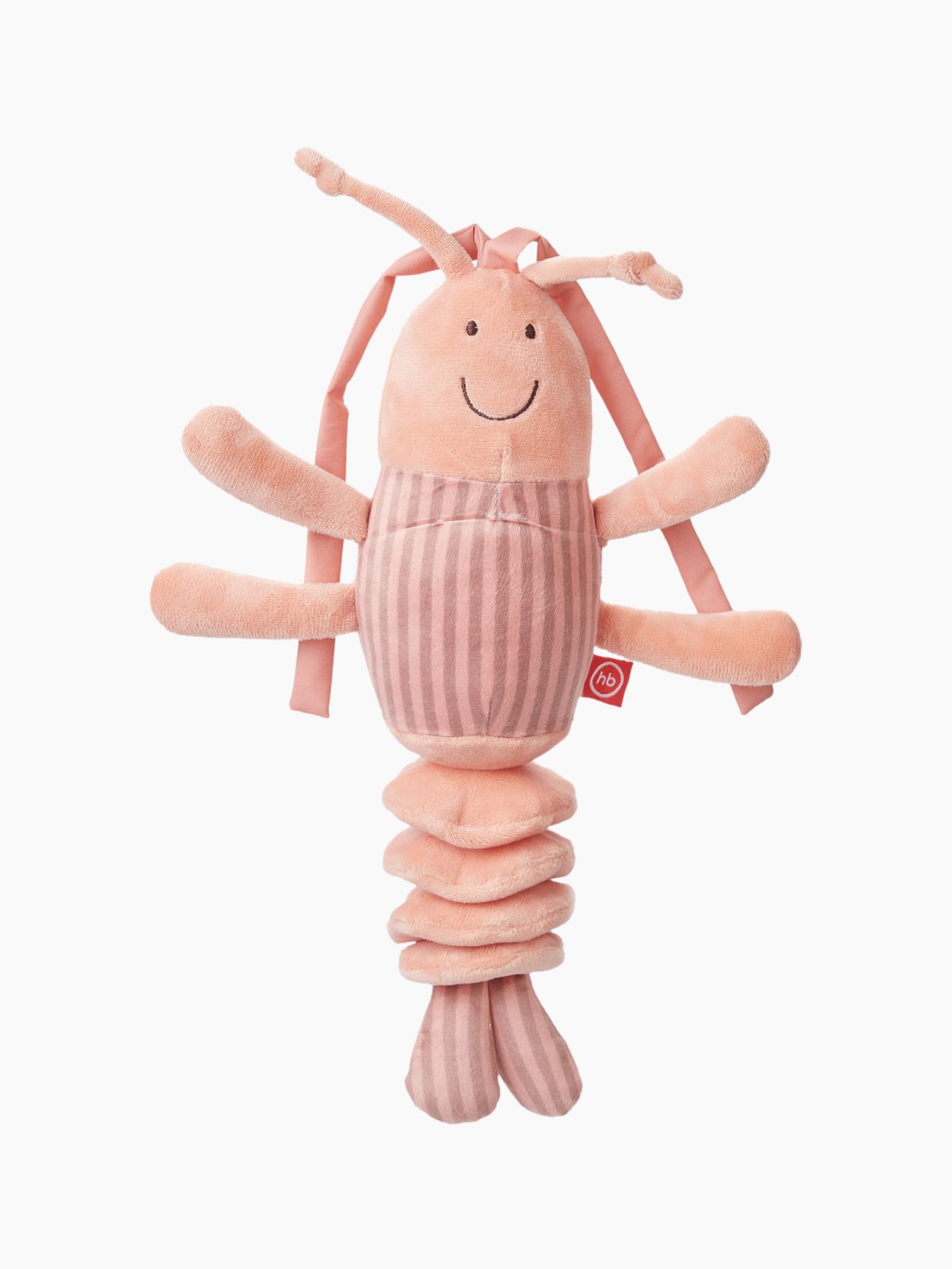 Подвесная игрушка-растяжка с вибрацией Креветка Happy Baby