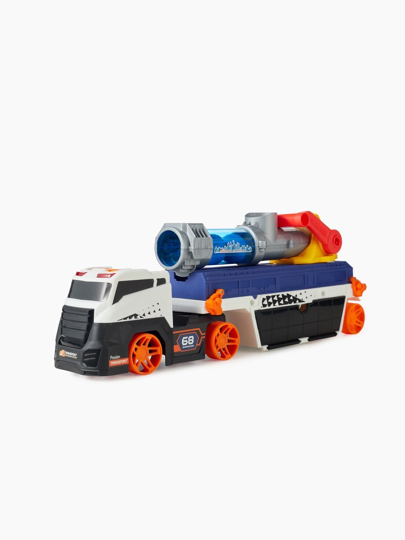 Игрушка грузовик с пушкой и машинками CANNON TRUCK Happy Baby