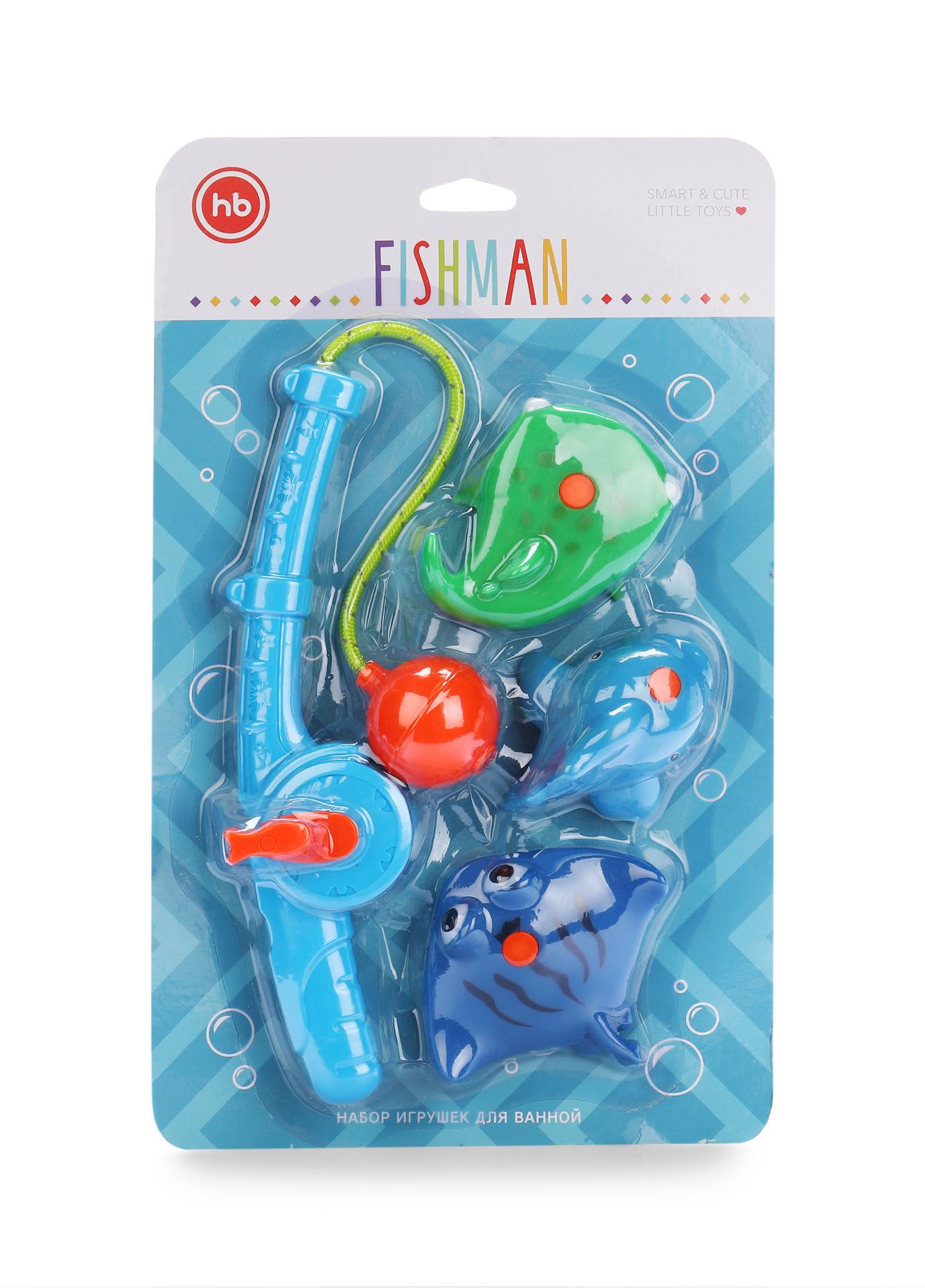 Набор игрушек для ванной FISHMAN  Happy Baby