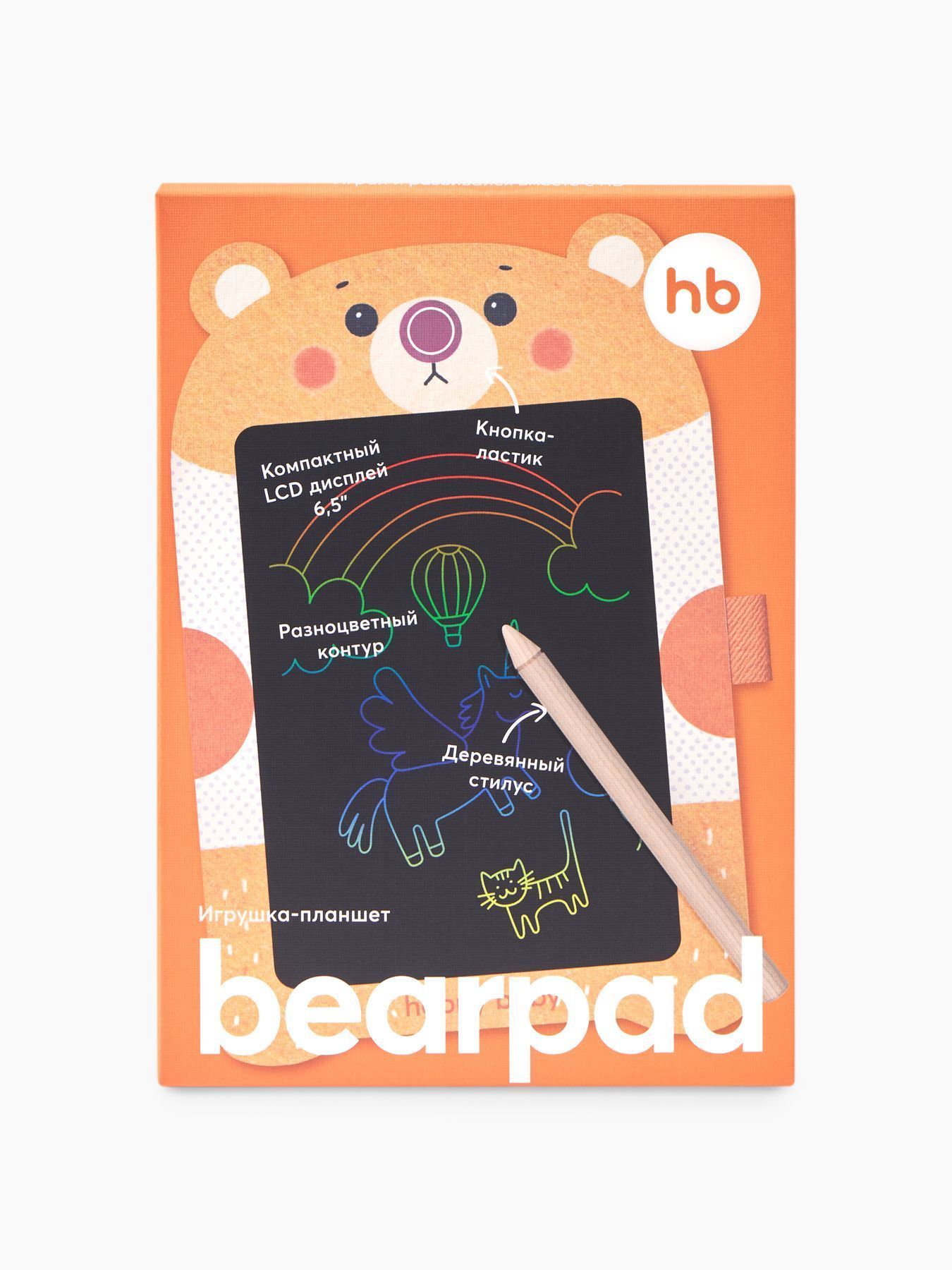 Игрушка-планшет для рисования BEARPAD Happy Baby