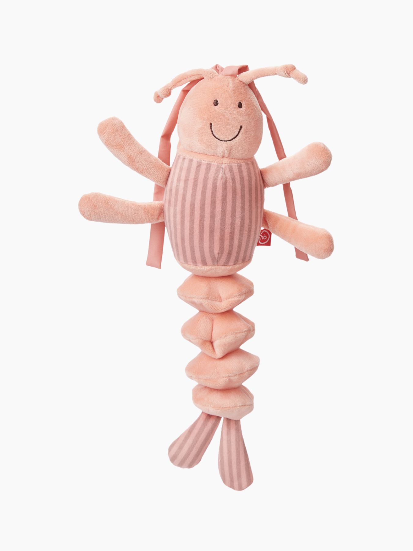 Подвесная игрушка-растяжка с вибрацией Креветка Happy Baby